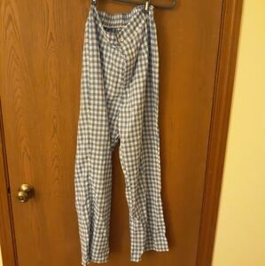 High Waisted Gigham Pants